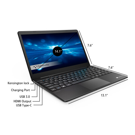 Gateway - Notebook GWTN141-10 - 14,1" Ips Lcd. Intel Core I5 1135G7. Intel Iris X. Windows 10. Ram 1 001