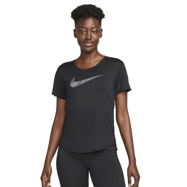 Remera Nike Dri-fit Swoosh de Mujer - FB4696-010 Negro