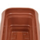 Maceta rectangular 3 lts MARRON