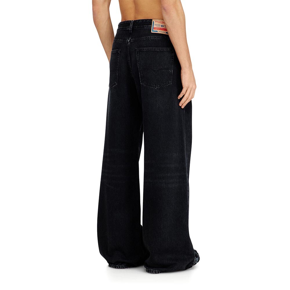 Jean Para Hombre D-Rise Negro/Gris Oscuro