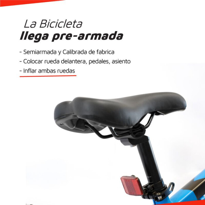 Bicicleta Montaña BKE-2129 Azul con Negro