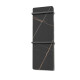 CALIENTA TOALLAS ELECTRICO DE ACERO INOXIDABLE 304 NEGRO 30X90X6 CM 93W 000