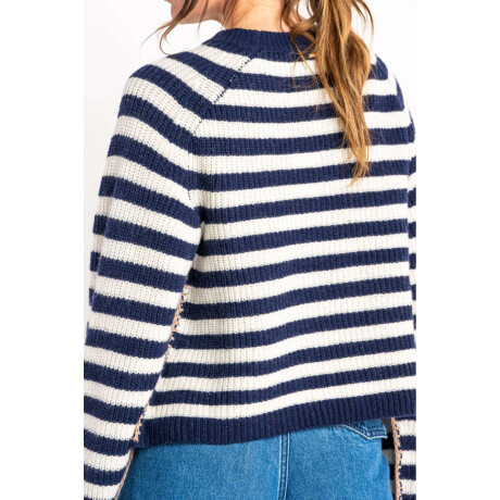 Sweater Rayado Negro