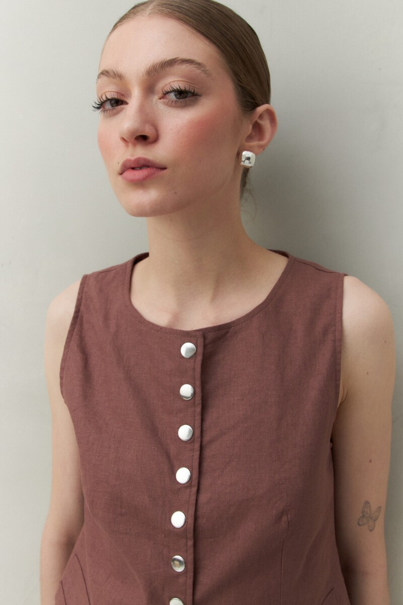 CHALECO MIKE Chocolate