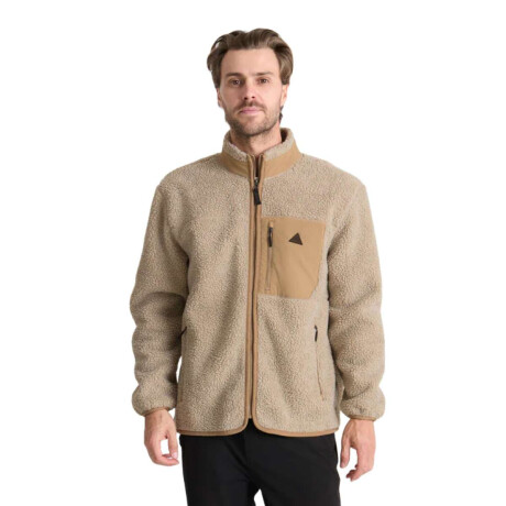 Campera Roark Campover Fleece Zip Beige