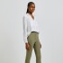CAMISA ML FEM OFF WHITE