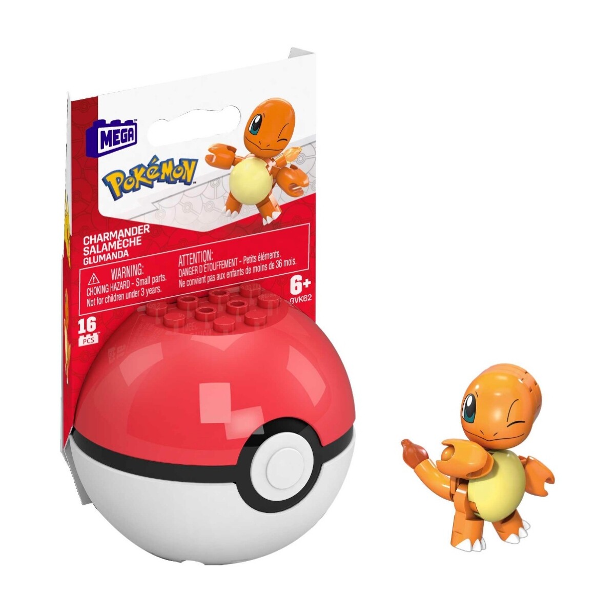 Pokebola Megaconstrux Pokémon GFC85 - CHARMANDER 