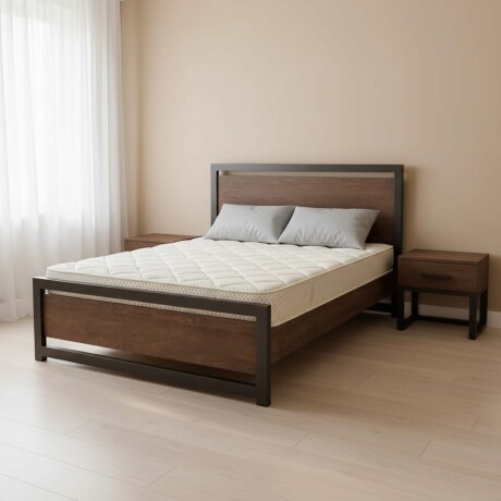 COLCHÓN 2 PLAZAS LATEX BLANCO LÁTEX