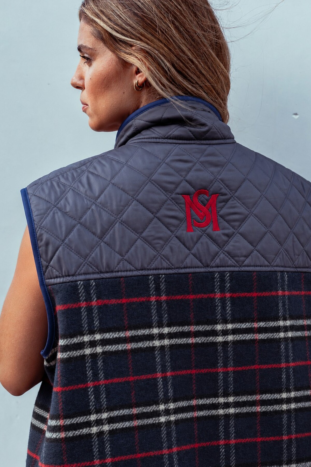 Saddle Vest Azul Marino