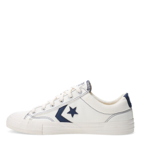 Championes Unisex Converse Star Player OX Blanco - Azul Marino