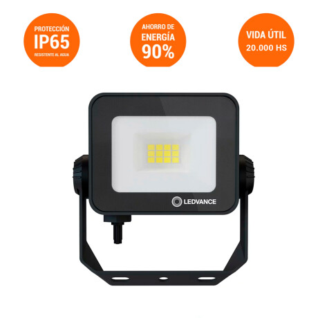 FOCO LED LEDVANCE OSRAM COMPACT IP65 10W 3000K - NEGRO Foco LED LEDVANCE OSRAM Compact IP65 10W Negro Luz Cálida