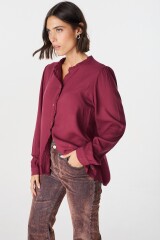 Camisa Soft Bordeaux