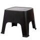 Mesa Banco Auxiliar PVC Sunset Exterior / Negra Mesa Banco Auxiliar PVC Sunset Exterior / Negra