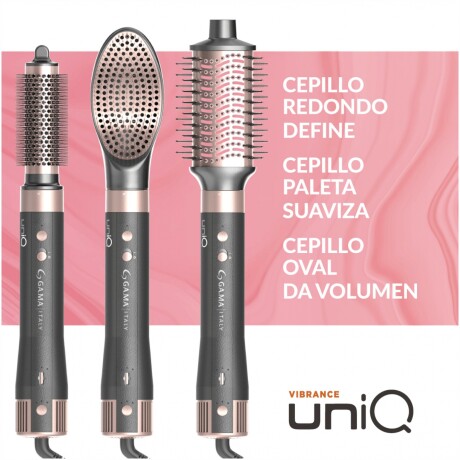 Cepillo Secador Modelador GAMA Uniq Multistyler Vibrance 8 En 1 Con Accesorios Cepillo Secador Modelador GAMA Uniq Multistyler Vibrance 8 En 1 Con Accesorios