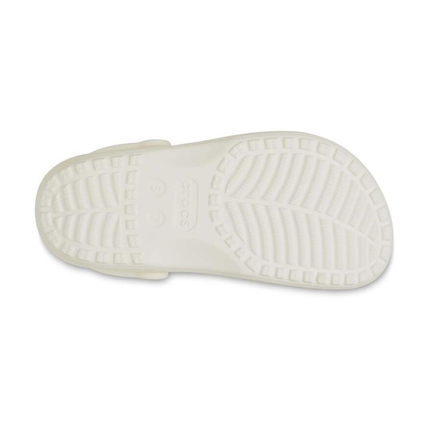 Floral Cut Out Clog - Unisex Chalk