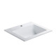 Bacha Blanca De Baño Para Muebles X5Drp Ferrum