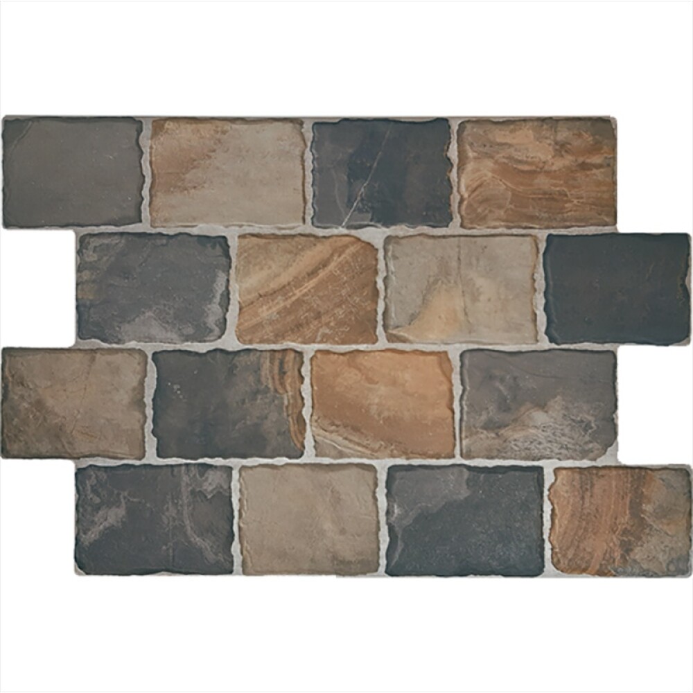 PORCELANATO PARA EXTERIOR SLATE INDIAN COBBLESTONE "A" 44.2X66.4 CM Porcelanato Para Exterior Slate Indian Cobblestone "a" 44.2x66.4 Cm