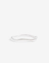 Pulseras Rígidas Metal Pulsera Rígida De Metal Bañado De Plata - Plateado