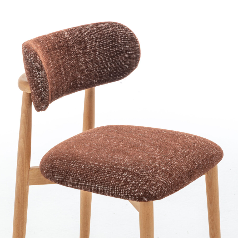 SILLA DE COMEDOR MADERA NARANJA SARAH