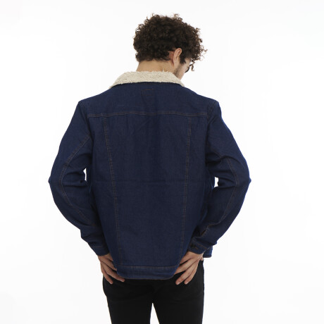 Campera Wrangler de Hombre - DENIM JACKET SHERPA - WM9743UR ELD