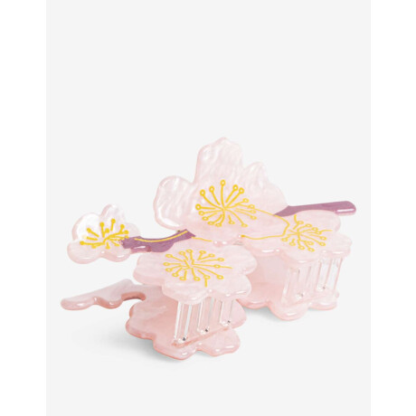 Broche Acrílico De Flor De Cerezo Rosa pastel