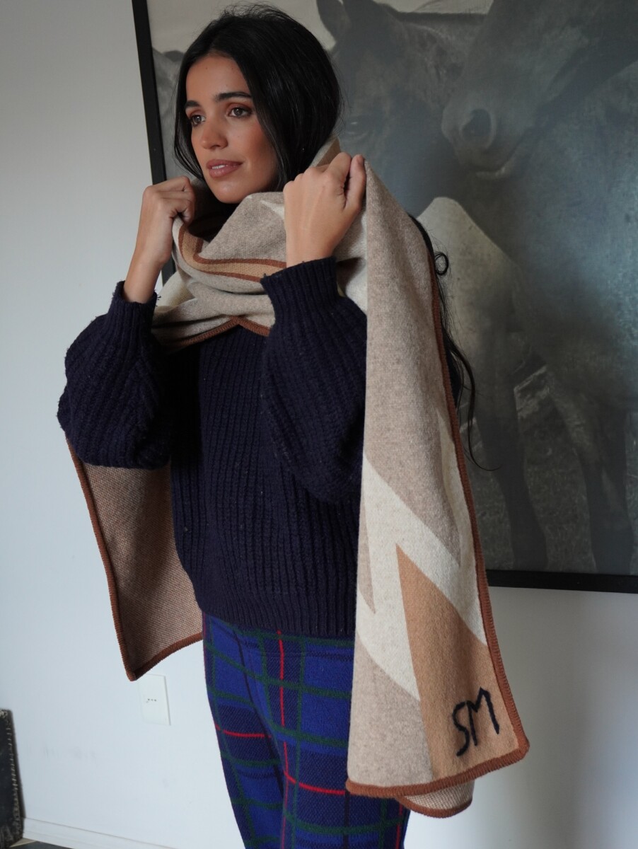 Navajo Scarf - Beige 