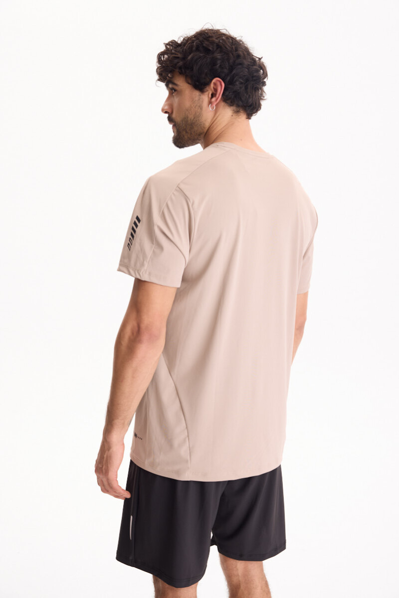 Remera DryFit Core Beige