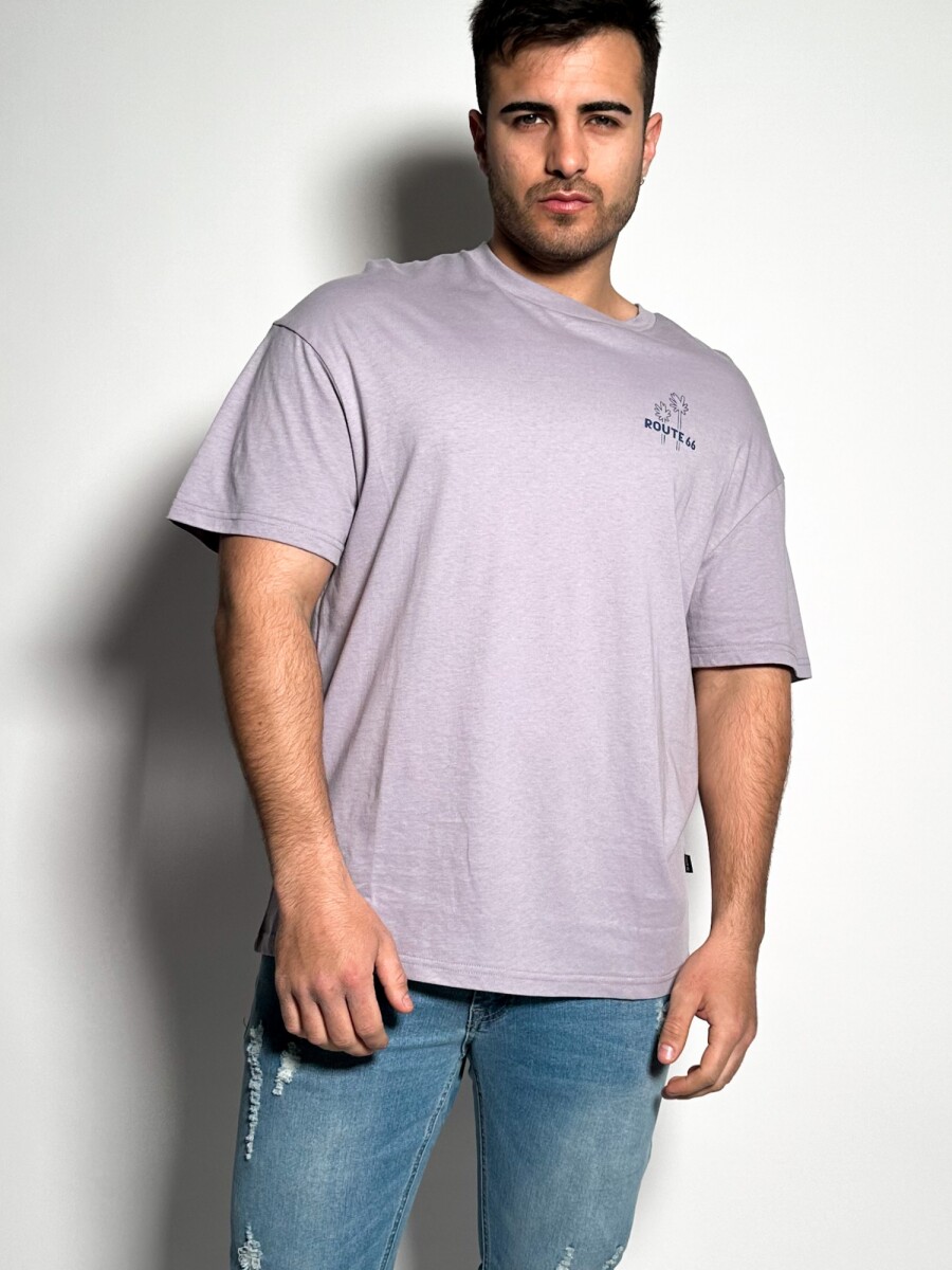Remera Oversize Kenji - Morado 