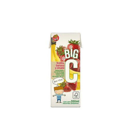 Jugo Big C 200ml Frutilla con Banana
