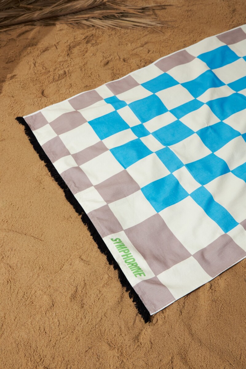 Pareo damero multicolor