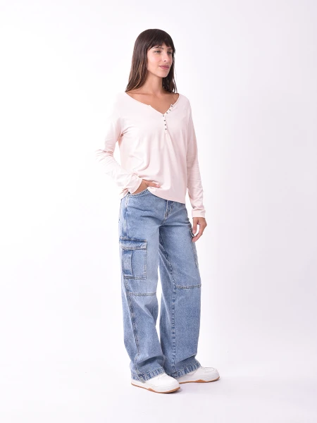 REMERA LORA ROSA VIEJO