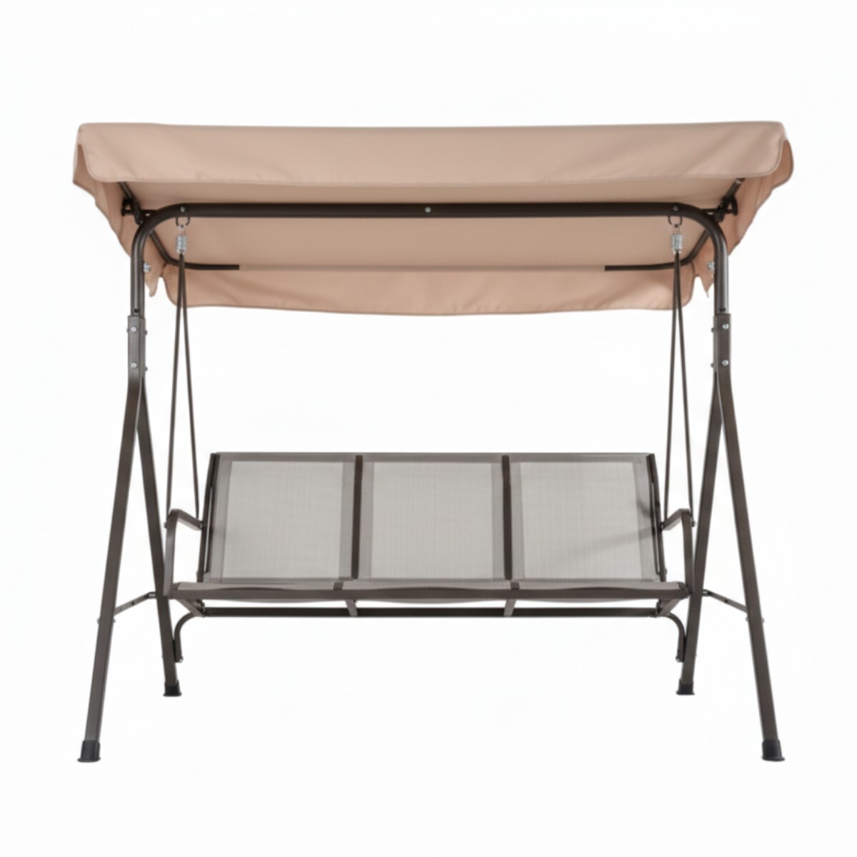 HAMACA MARRON/GRIS C/TECHO 170X110X153CM 