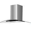 CAMPANA JAMES CURVA / CURVEX 90 Acero Inox. Sin color