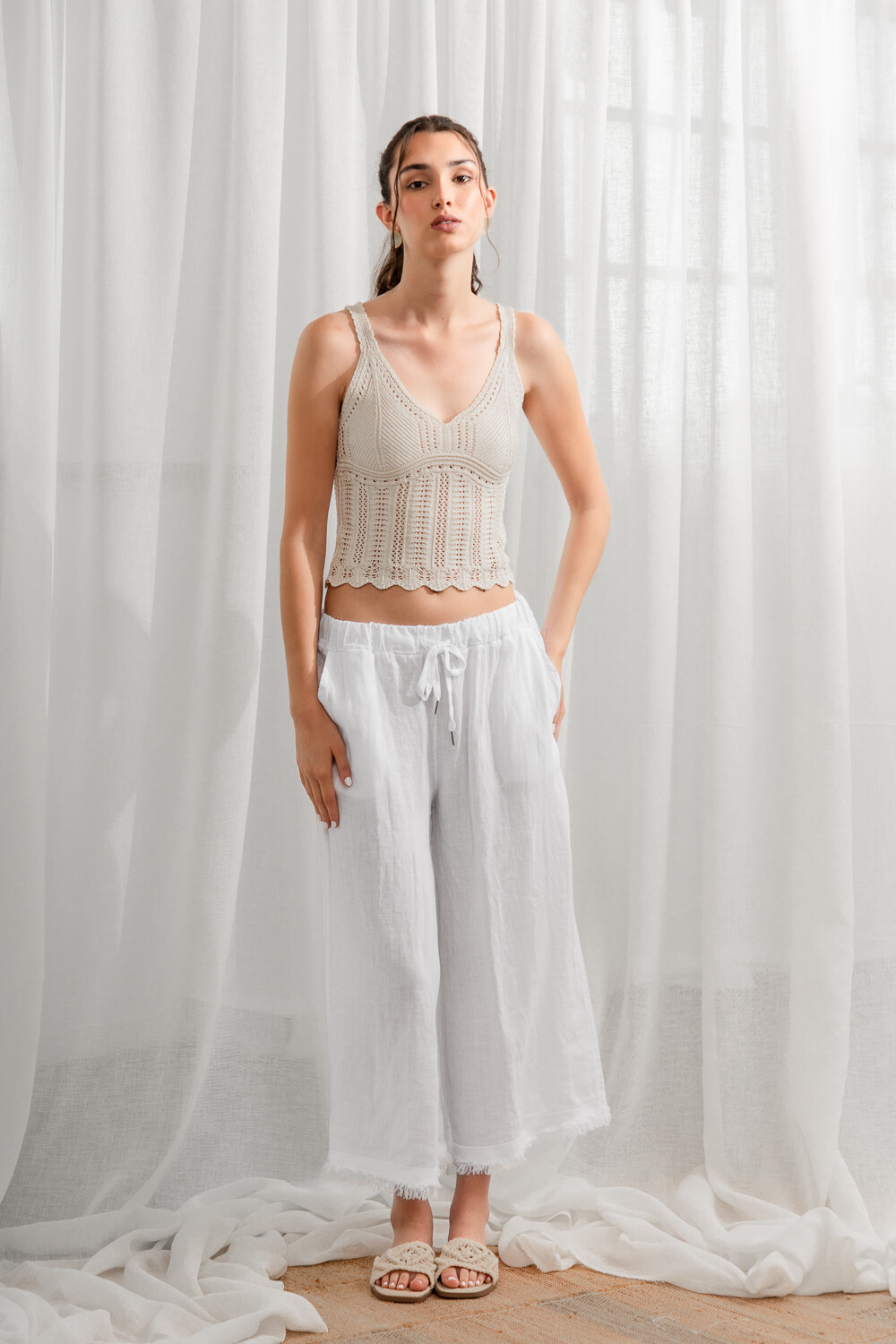 Pantalon Ostuni Blanco