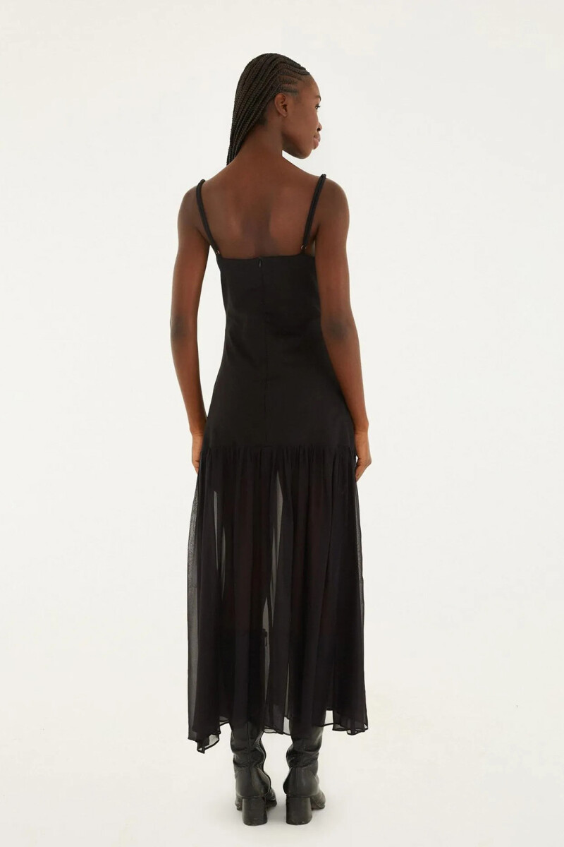 VESTIDO LARGO Negro
