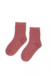 Medias Kids Rib Lisas Rosa Tostado