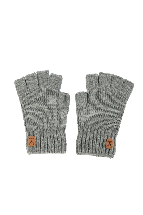 Guantes sin dedos Palmas Gris