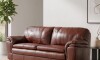 Sillón 100% Cuero - 3 Cuerpos - Monza Caramelo