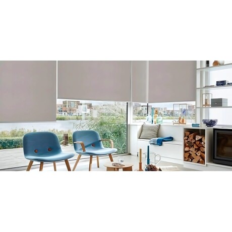 Cortina Roller Blackout Lumax 160 X 240 Cm Colores Gris