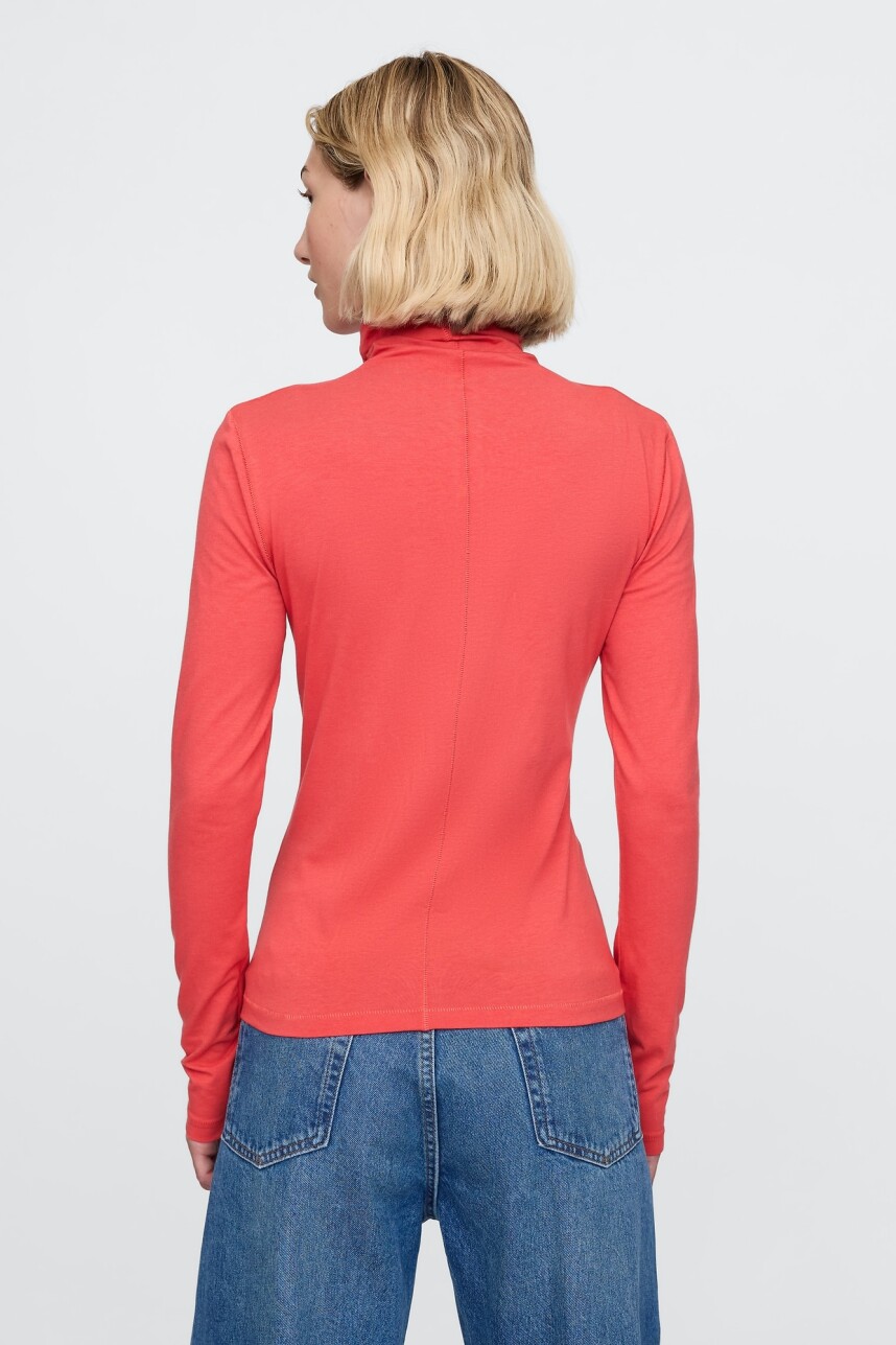 Remera Polera Mujer Modern Red