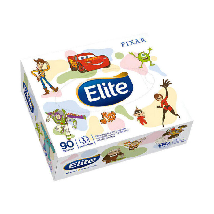 ELITE PAÑUELO FACIAL DISNEY X 90 UN X 36 única