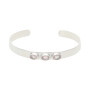 Pulsera Rigida Karvik Cuarzo Rosado Plata 925 0