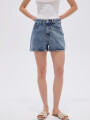 Short Balvik Azul Grisaceo