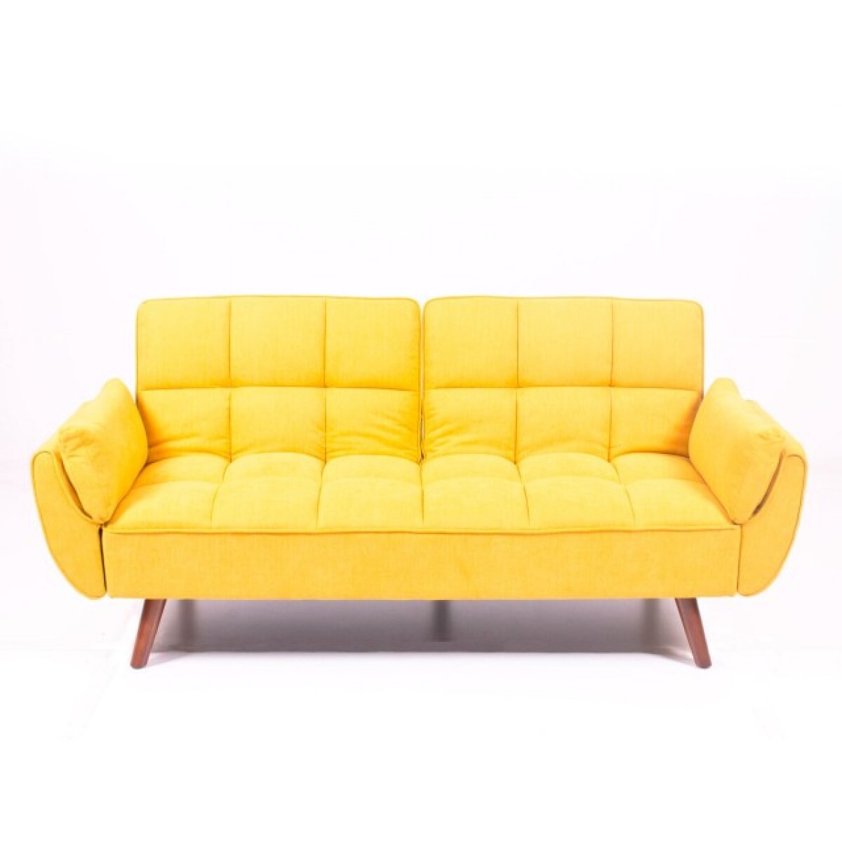 Sillon Sofa Cama 3 Cuerpos Frida - Amarillo 