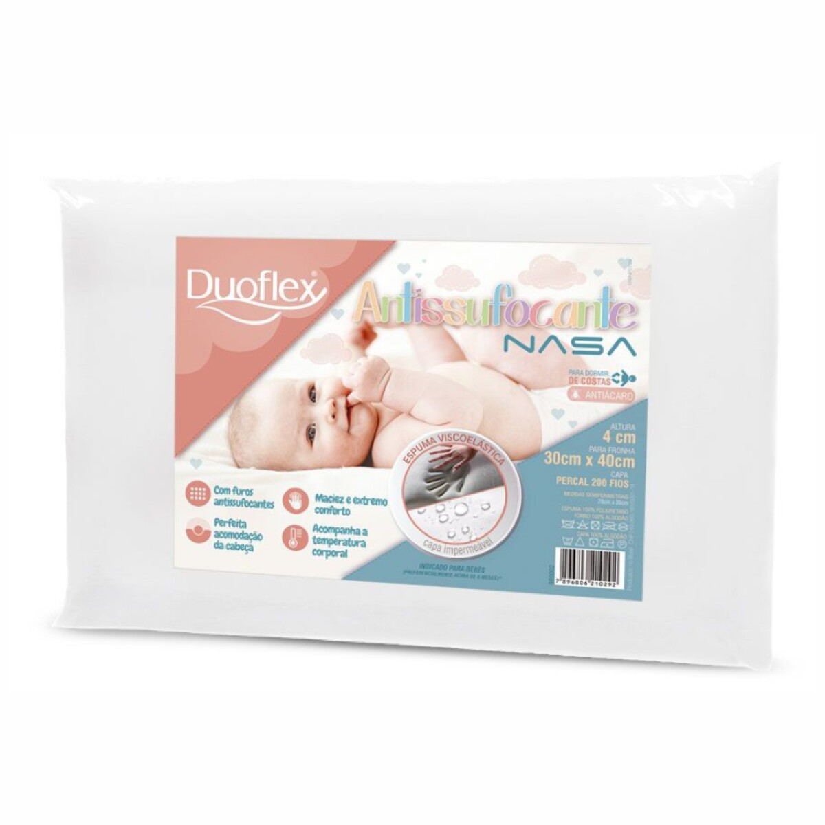 Almohada DF Para Bebe Nasa Visco BB 3002 