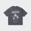 Remera Pulau Mushrooms Gris