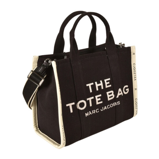 MARC JACOBS- THE JACQUARD MEDIUM TOTE BAG Negro