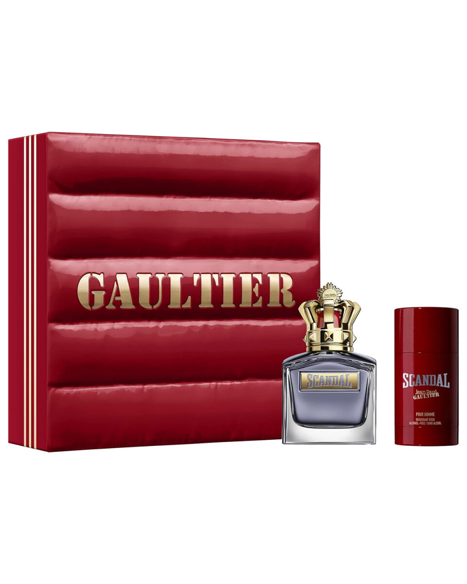 Set Perfume Jean Paul Gaultier Scandal Pour Homme 100ml + Desodorante Original 