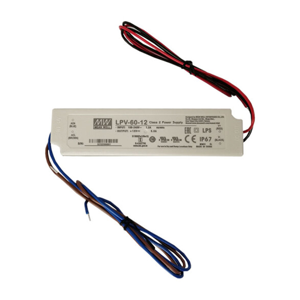 Fuente conmutada IP67 para salida 12V 60W ZU0658
