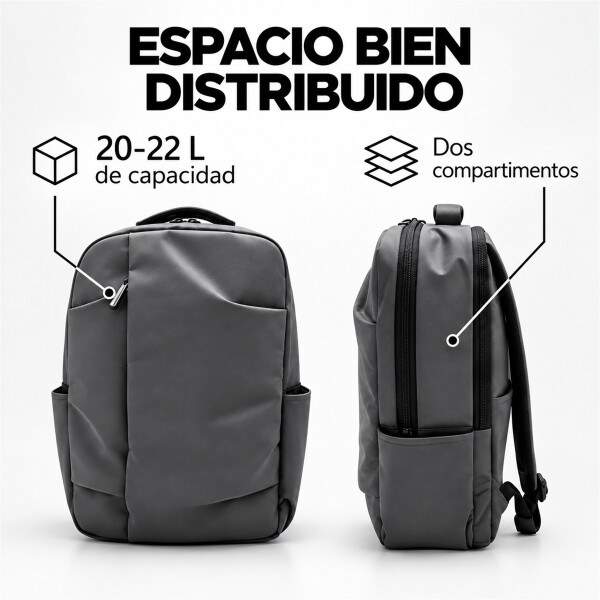 Mochila Urbana para Notebook 15,6" de 20-22 L Gris 1